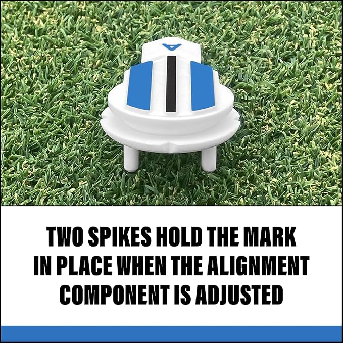 Putting Alignment Aid Tool - Golf Ball Marker - Rotate to Aim - Golf Gift Accessory for Men & Women Golfers - USGA Compliant