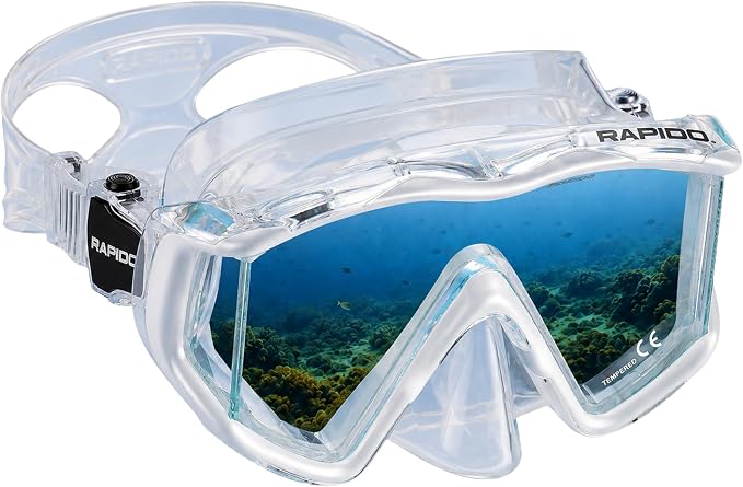 Rapido Clareza Three Lens Mask and Snorkel Combo