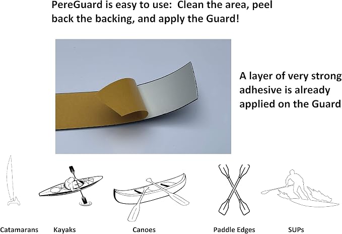 Kayak Keel Guard 4" Width Black Kayak Canoe Protective Guard Abrasion Resistance