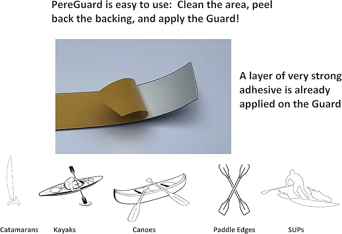 Kayak Keel Guard 4" Width Black Kayak Canoe Protective Guard Abrasion Resistance