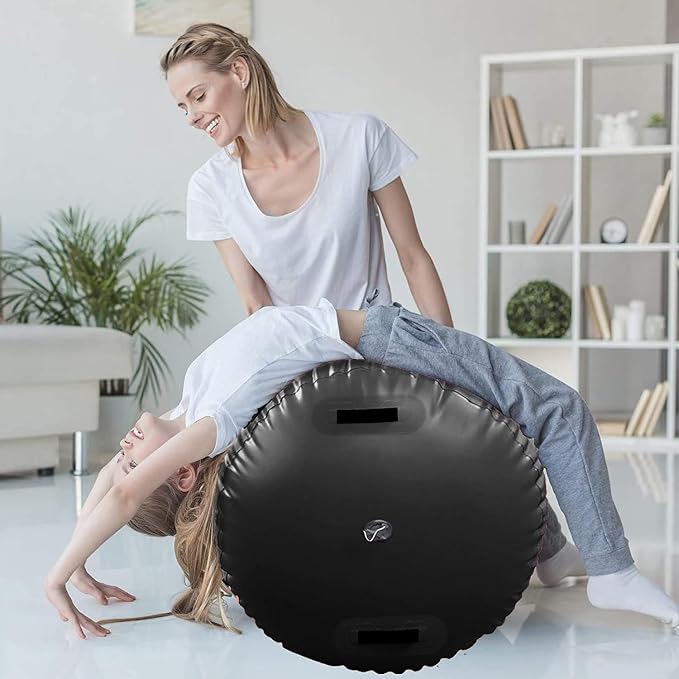Gymnastics Air Roller Air Barrel Inflatable Tumbling Mat,Back Handspring Training Mats For Home Use, Gym Training, Cheerleading With Electric Pump