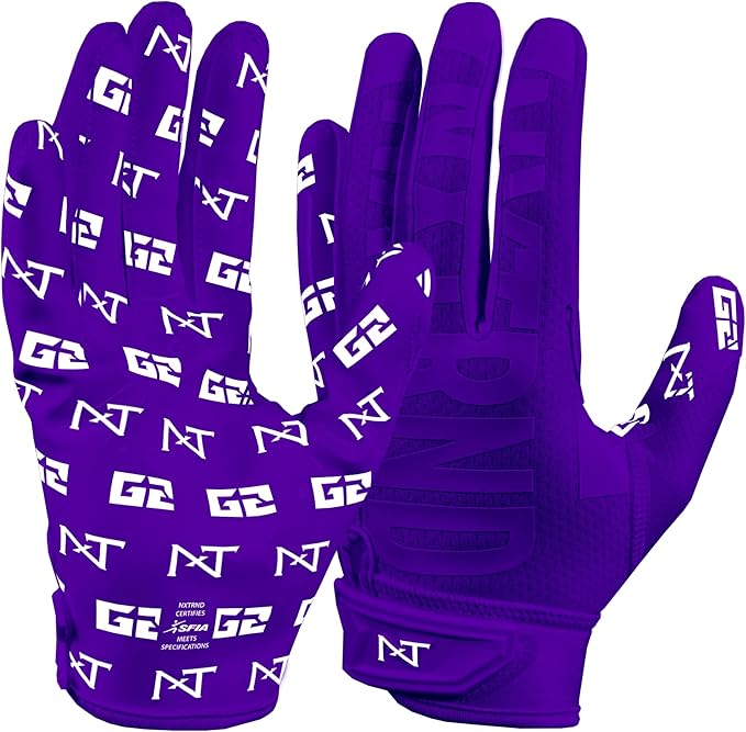 Nxtrnd G2 Pro Football Gloves, Men's Ultra Sticky Elite Receiver Gloves