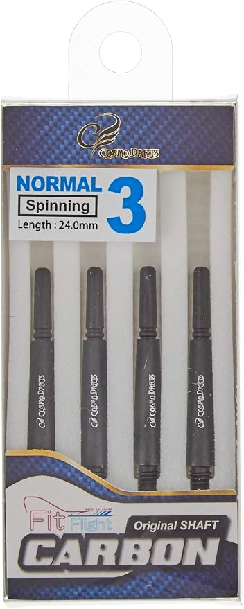 Fit Shaft Carbon - Normal Spinning Dart Shafts - 4 Pack