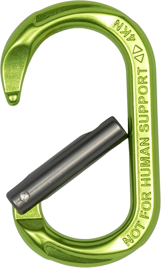 Carabiner Micro 900 Aluminum Straight Gate Keylock 4 kN