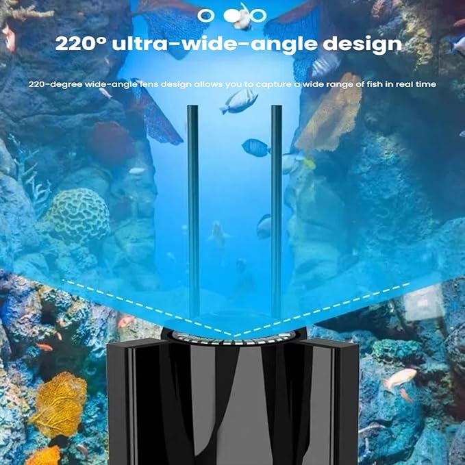 Fishing Camera Waterproof Fish Finder with Enhanced Vision Ultra-Wide Lens, Underwater Fish Finder for Ice, Lake Offshore Angling,8000mAH IP68 Waterproof Underwater Camera for Fishing, 4.3-Inch-30M