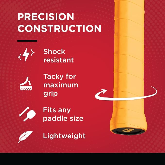 Gamma Sports Supreme Overgrip for Tennis, Pickleball, Squash, Badminton, and Racquetball Racquets, Multiple Pack Sizes and Colors