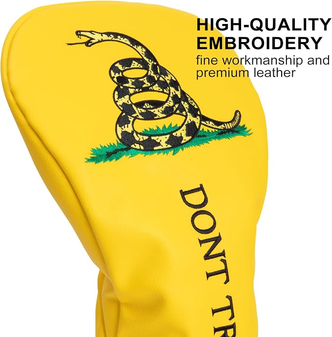 Fun Golf Club Head Covers 4 Models Available 1pc or 3pcs Driver Headcover, 3 5 Fairway Wood Head Cover, Rescue Hybrid Headcovers