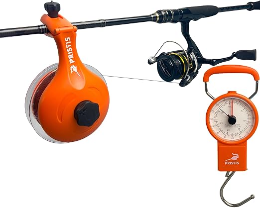 Pristis Practical Fishing Tools Combination, Fishing Hanging Scale & Fishing Line Winder, A Neat Option for Angler