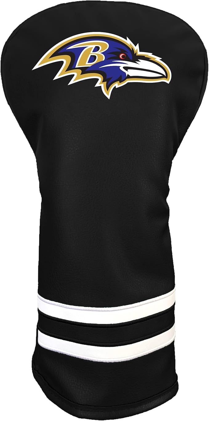 Team Golf NFL Vintage Driver Golf Club Headcover (Printed), Form Fitting Design, Retro Design with Fleece Lining for Extra Club Protection