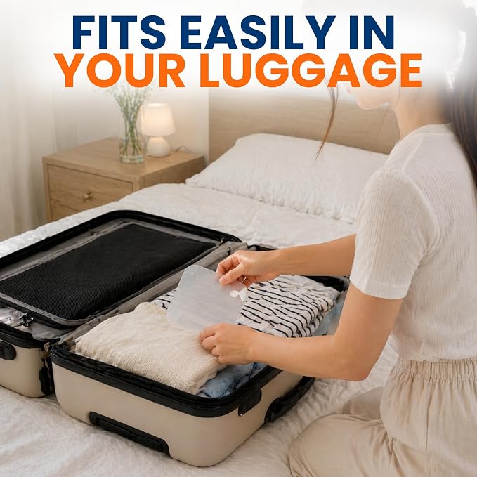 Travel Laundry Detergent Sheets Kit – 2-Size Travel Detergent Sheets + Lightweight Clothesline, Universal Sink Stopper & Foldable Laundry Bag Great for Hotels, Cruises, Camping & Trips