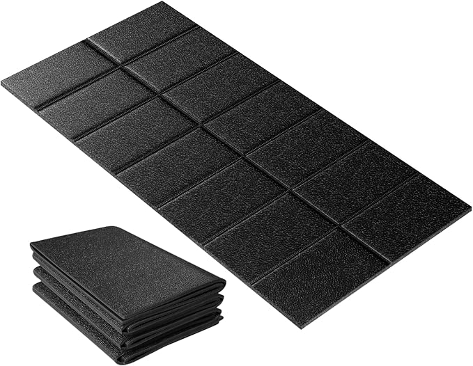 Stepwaver Walking Pad Mat for Carpet Floor, 68"x24", Treamill Mat for Hardwood Floors, High Density, 1/4 Thickness, Folable, Floor Protection Mats for Bike, Elliptical, Treadmill