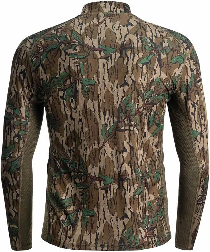 BLOCKER OUTDOORS Finisher Turkey Hunting 1/4 Zip Moisture Wicking Performance Long Sleeve Shirt