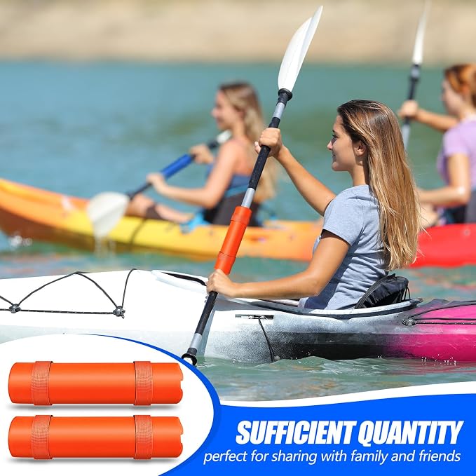 Deekin 2/4 Pack Paddle Float for Flotation Kayak Canoe Surf Paddleboarding Gifts - Prevent Paddle Sinking in Water