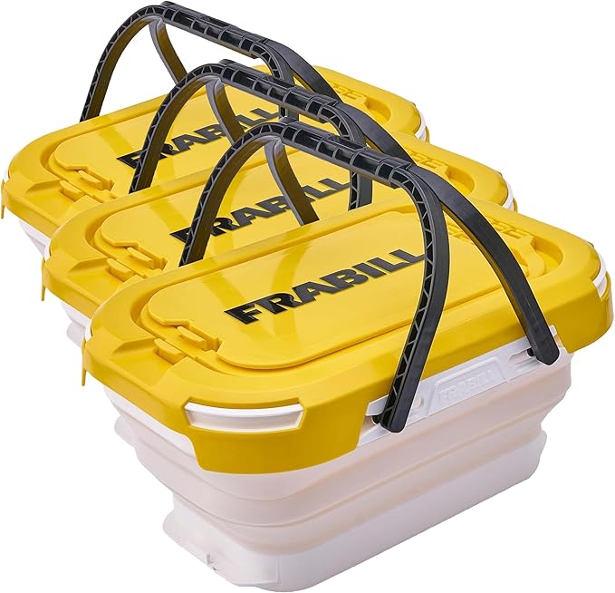 Frabill Collapsible Bait Bucket (Pack of 3)