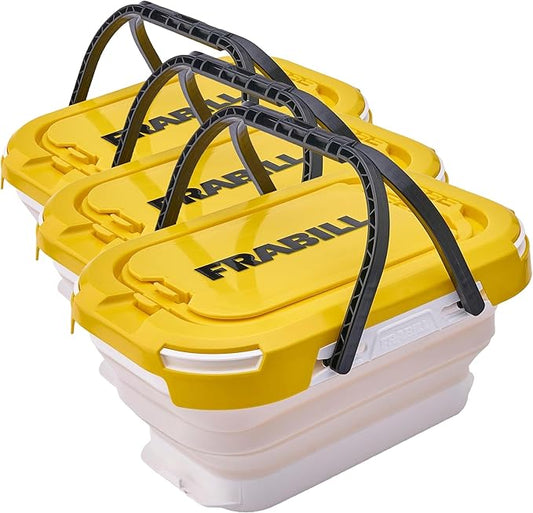 Frabill Collapsible Bait Bucket (Pack of 3)