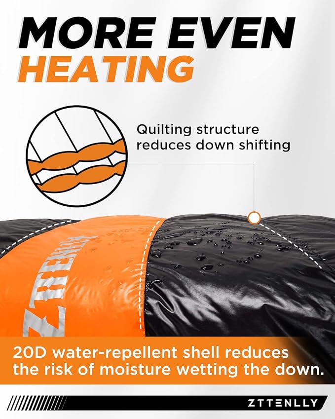 Ultimate 4-Season Down Sleeping Bag for Adults - Lightweight & Compact, 550/600 FP, 0°F to 30°F for Backpacking, Camping & Hiking