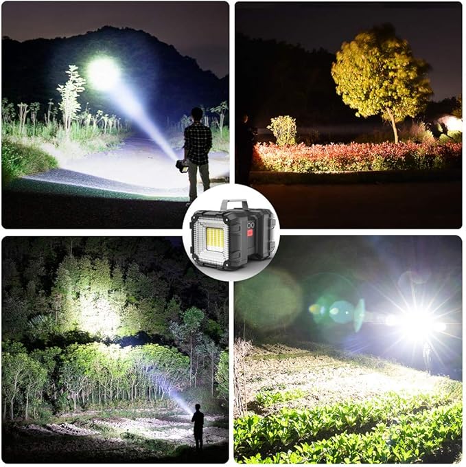 AlpsWolf Rechargeable Flashlight and 2 Pack Headlamp