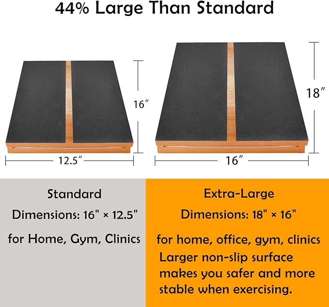 MUCITAGF Professional Slant Board, Adjustable Incline Board and Calf Stretcher, Slant Board for Calf Stretching, Calf Stretch Board