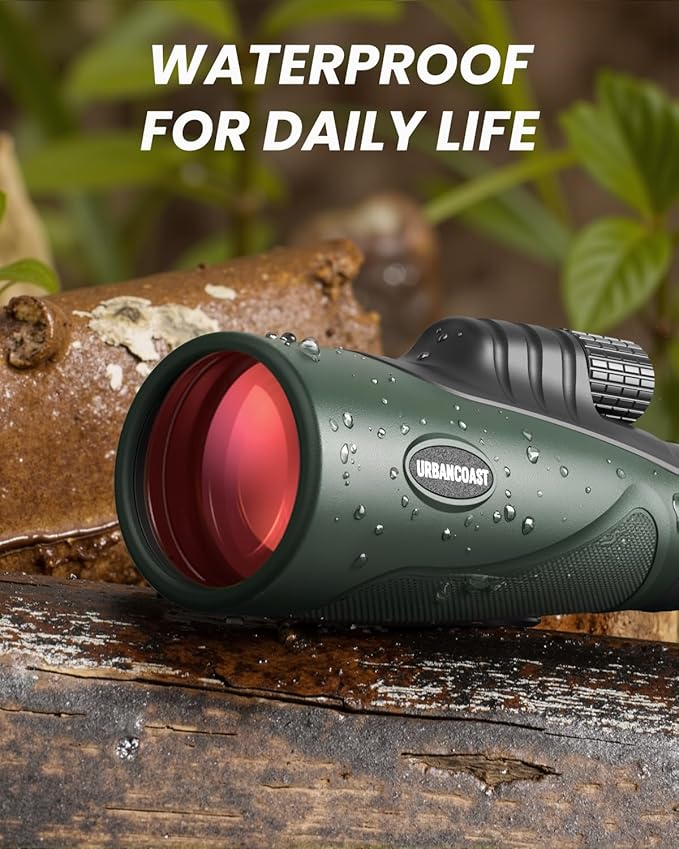 15x54 HD Monoculars for Adults High Powered, Waterproof Telescope with BAK4 Prism & FMC Lens, Monocular for Bird Watching, Hunting, Hiking, Camping, Sports