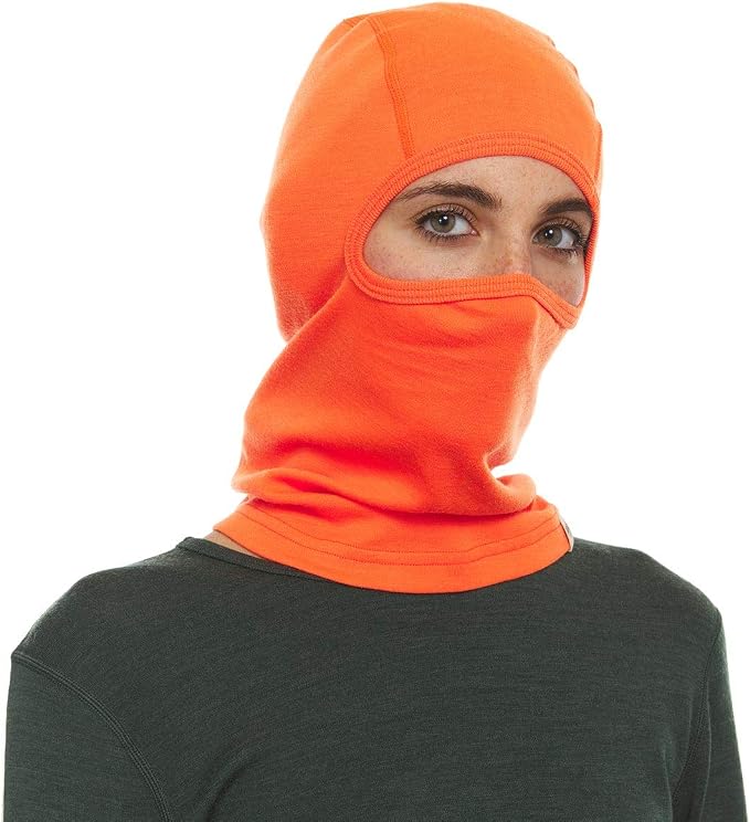 100% Merino Wool Balaclava - Winter Ski Mask - Face Mask - Cold Weather Gear