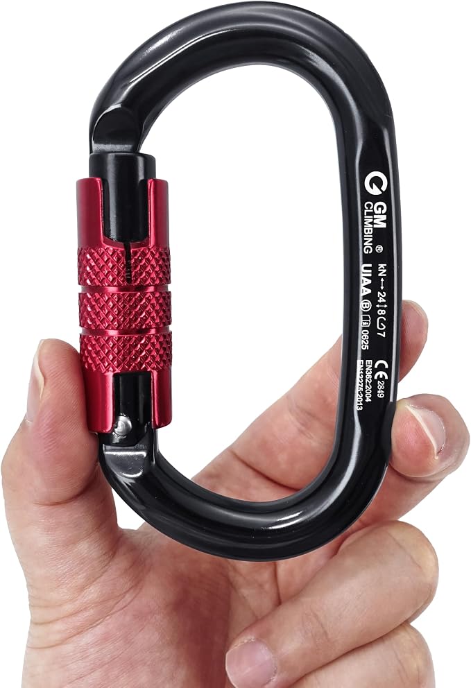 GM CLIMBING Micro Prusik Minding Pulley 25kN CE UIAA Certified 12mm Single Pulley Mobile Side Plates for Arborist Rigging Climbing Rescue