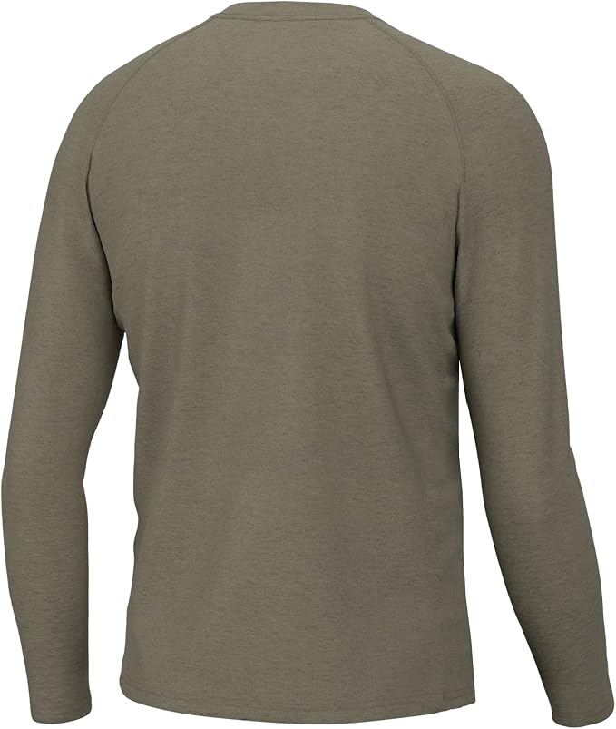 HUK Men's Waypoint Long Sleeve Shirt, Performance Fishing Tee for Men