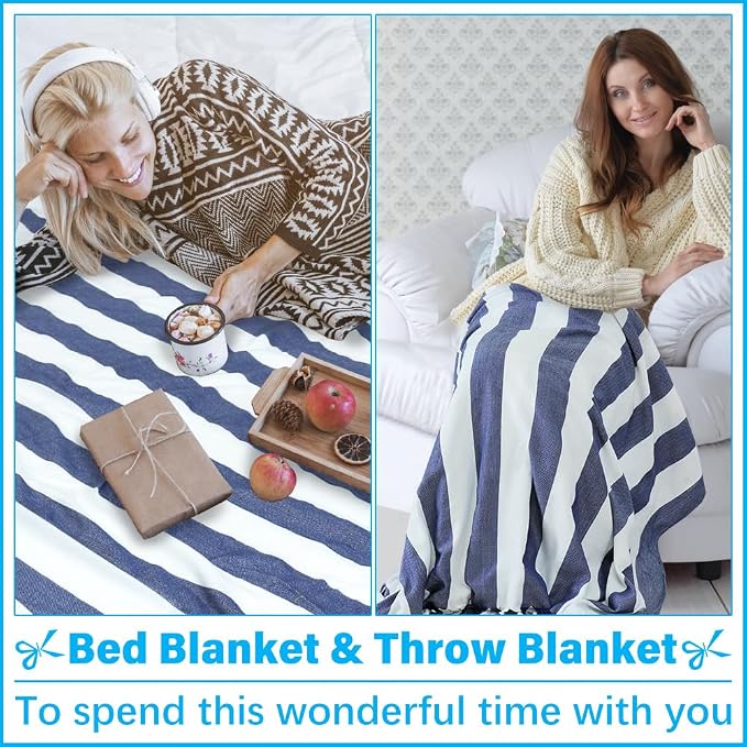 Vikumond Oversized Turkish Beach Towel Blanket XXL Cotton Sandproof Towels Boho Woven Extra Large Big Sand Free Giant Throw Blankets Huge Quilt XL Picnic Camping Necessities Cloud for Adult Gifts
