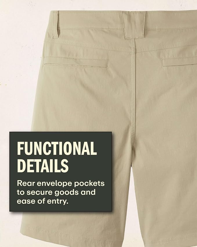 Field & Stream Men's Slinger Nylon Performance Fishing Shorts, 9 Inch Inseam