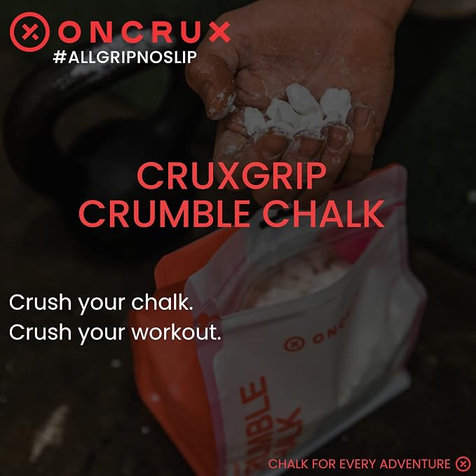 Crumble Chalk - Chunky Rock Climbing Chalk - Professional Hand Chalk for Weightlifting, Crossfit, Powerlifting 11 oz.