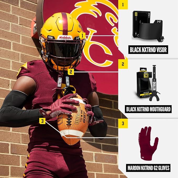 Nxtrnd G2 Pro Football Gloves, Men's Ultra Sticky Elite Receiver Gloves
