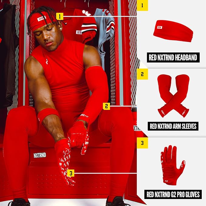 Nxtrnd G2 Pro Football Gloves, Men's Ultra Sticky Elite Receiver Gloves