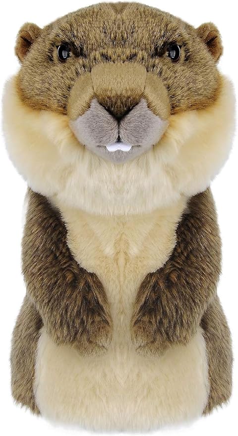 Cozion Golf Club Covers, Gopher/Sloth Golf Club Head Covers for Clubs, Novelty Realistic Headcover Animal Plush Golf Club Protector Gifts for Men/Women