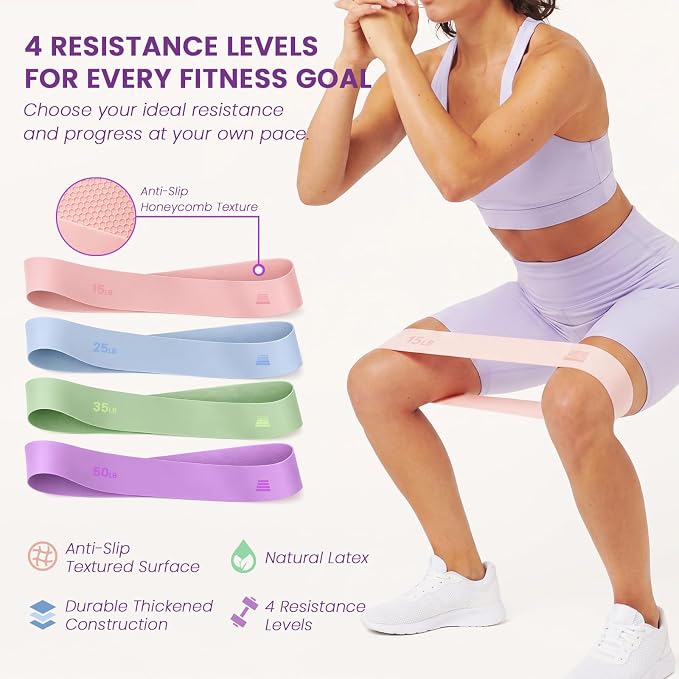 Pilates Kit - 15" Pilates Ring Set for Women Home Workouts, Pilates/Yoga Equipment for Beginners, Pilates Magic Circle with 9" Core Ball, Resistance Bands, Guide & Bag