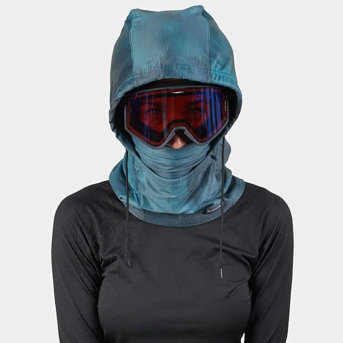 BLACKSTRAP Overhood Therma Dual Layer Adjustable Balaclava Ski Mask, Over or Under Helmet, Adult Unisex