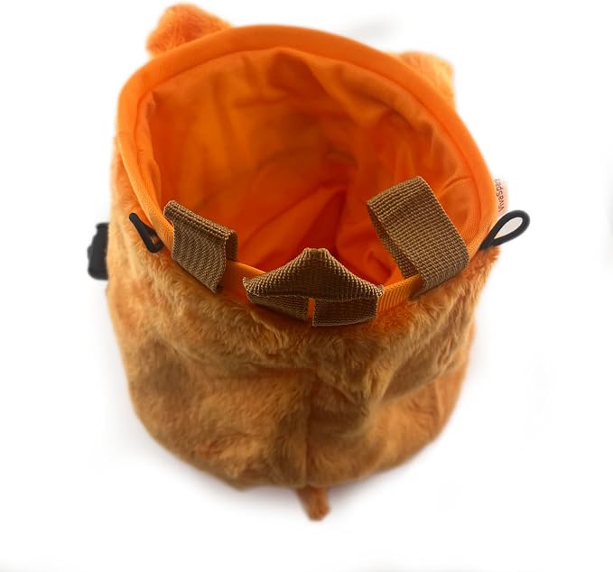 Rock Climbing Chalk Bag + Refillable Ball – Boba Dog Plush Animal Bag