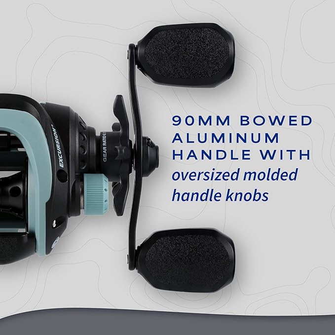 Shakespeare Excursion Travel Low Profile Baitcast Rod and Reel Combo