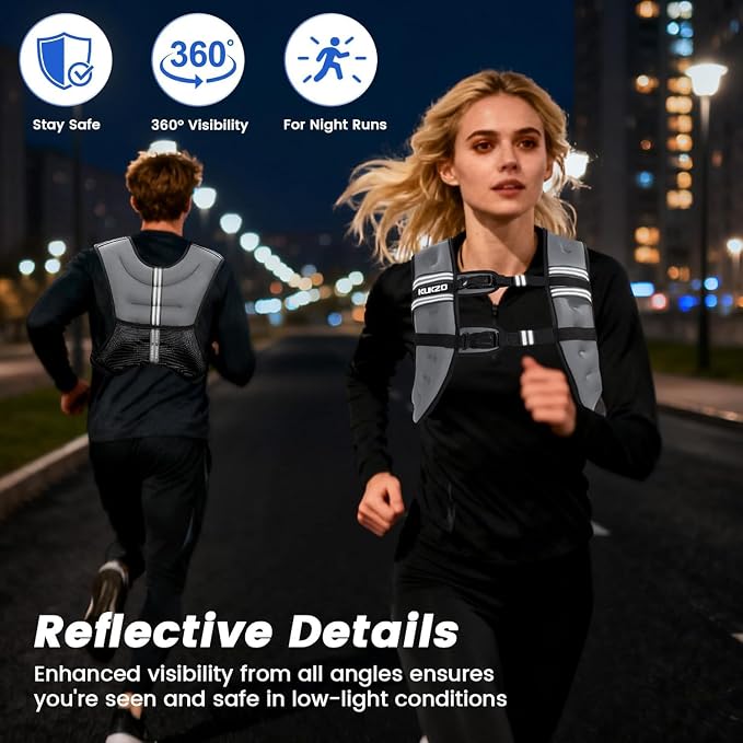 Weighted Vest Woman 6/8/12/16/20/25/30lb Weight Vest for Women Men Body Weight Vests for Walking Strength Training Running Workout Jogging Fitness