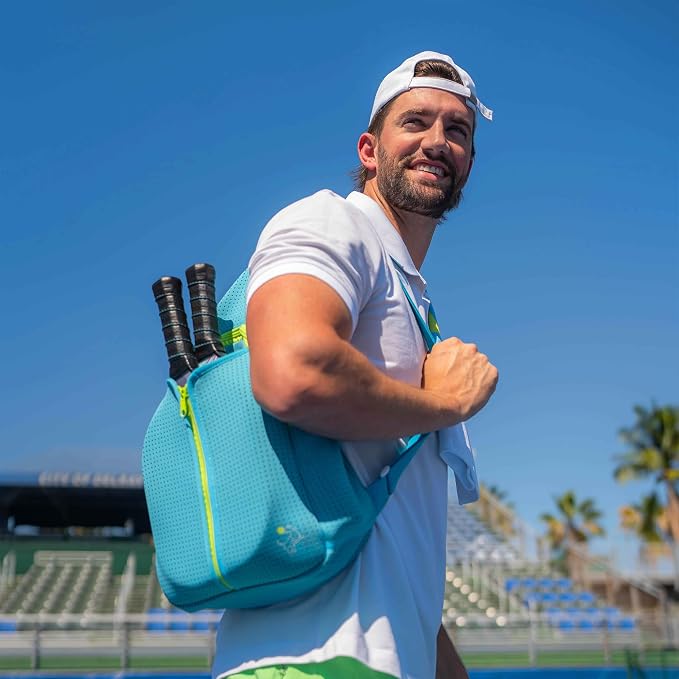 Swinton Pickleball Bag for Women and Men – Stylish Pickleball Backpack | Lightweight, Water-Resistant Pickleball Paddle Bag | Unisex Pickleball Bags with Space for Paddles, Balls & Accessories