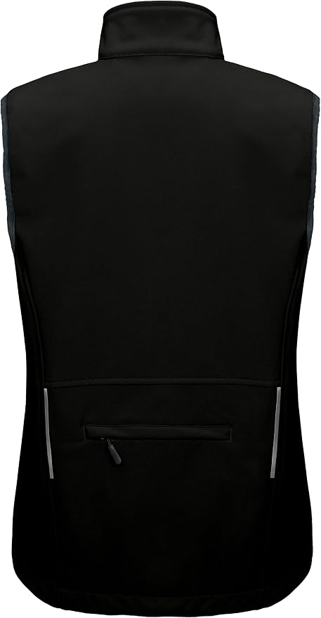 Little Donkey Andy Women's Fleece Lined Softshell Vest Lightweight Windproof Sleeveless Jacket for Hiking Outdoor Travel Golf
