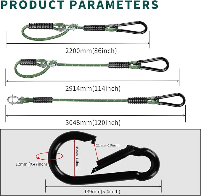 Tree Swing Rope with Heavy Duty Extra Large Buckle,Adjustable Extendable Hammock Hanging Strap for Outdoor Swings Hammock Playground Set Accessories.10Ft(120") of 1,Green