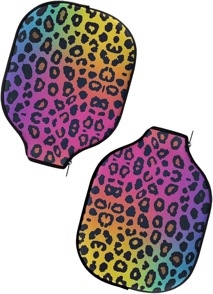 Blue Camo Corgi Pattern Print Pickleball Paddle Covers Only Paddles Holder Sleeve Fits Most Rackets
