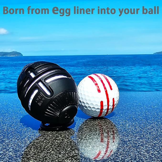 BIRDIE79 Golf Accessories Bundle - SlopeMaster ProGreen Reader and Egg Liner with High-Precision Green Reading Aid and Golf Ball Holder - Enhance Putting Accuracy and Reduce Strokes