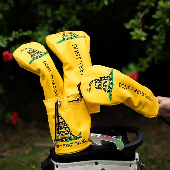 Fun Golf Club Head Covers 4 Models Available 1pc or 3pcs Driver Headcover, 3 5 Fairway Wood Head Cover, Rescue Hybrid Headcovers
