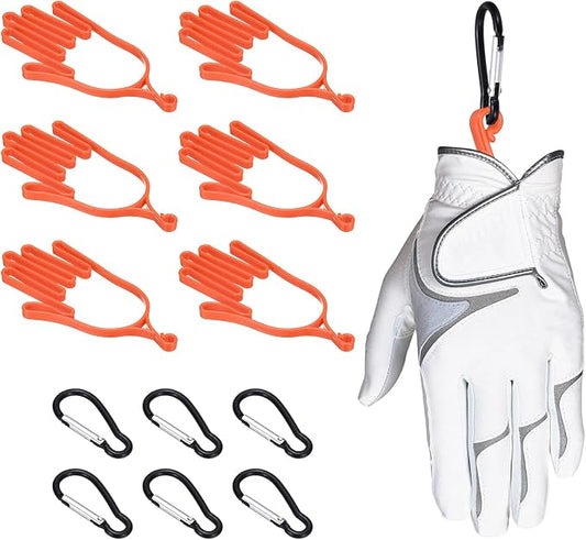 PATIKIL Golf Gloves Stretcher, Plastic Keeper Support Rack Holder Dryer Hanger Frame with Hanging Hooks for Men Women Sports Gloves Maintenance