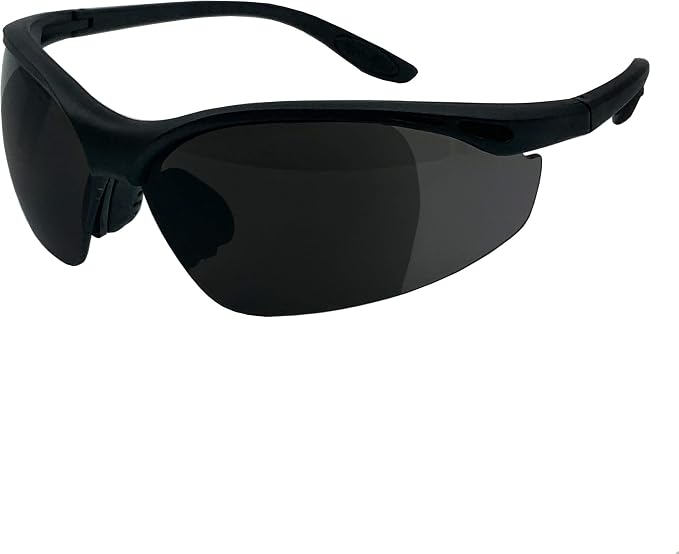 grinderPUNCH Full Lens Magnification Safety Glasses Readers ANSI Z87 Impact Resistant Diopter Magnifying Reading Glasses