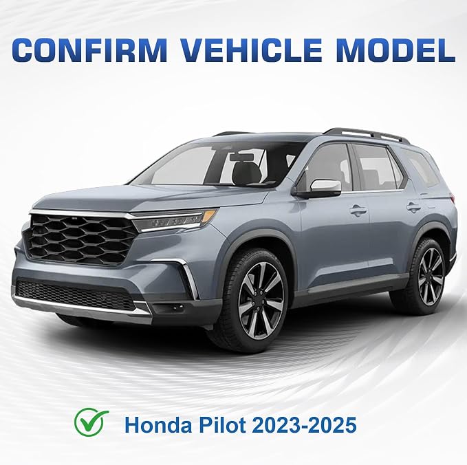Roof Rack Cross Bars Compatible with Honda Pilot 2023-2026 Sport TrailSport Touring Elite (Not for LX & EX-L), 300LBS Heavy Duty Adjustable Aluminum Cargo Bar for Rooftop Carrier, Cross Bars