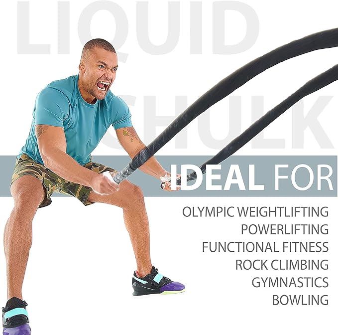 WARM BODY COLD MIND 12 Rolls of Thumb Tape + 2 * 50ml Liquid Chalk Bundle for Olympic Weightlifting, Powerlifting, Bodybuilding, Functional Strength Training, for Cross Training