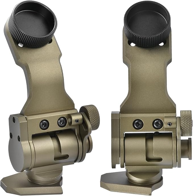 Dovetail Night Vision J Arm PVS 14 J-arm Headmount Mount NVG Helmet Mount Dovetail G24 Metal J arm NVG Mount for Goggles Binoculars All Models of PVS-14 Mount