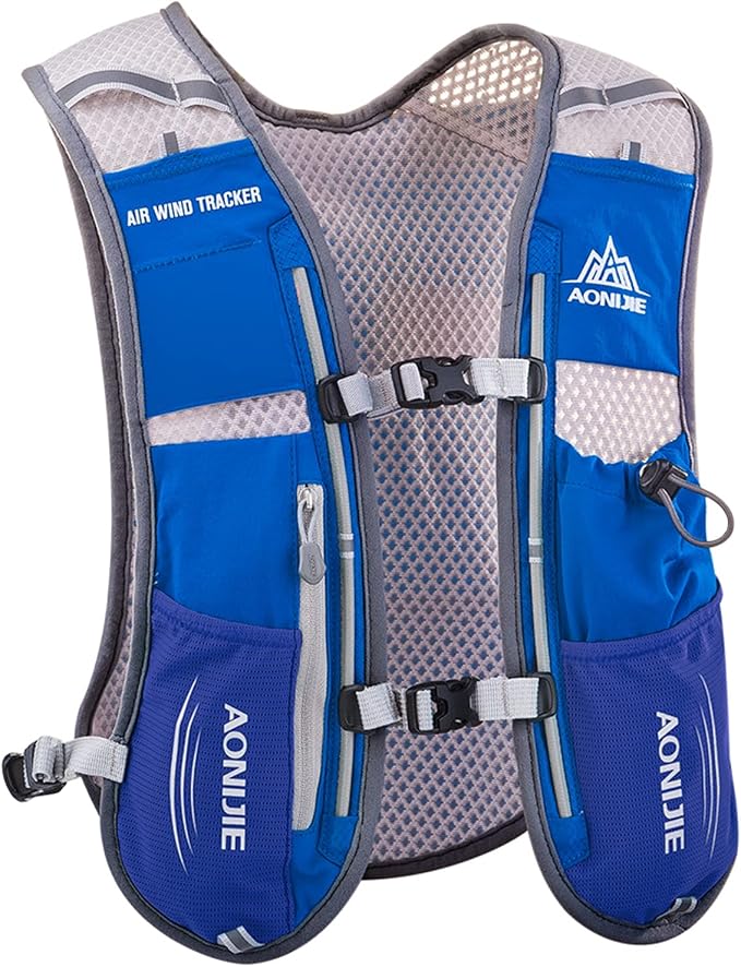 AONIJIE Hydration Vest Pack Backpack 5L 5.5L Marathoner Running Vest Race Hydration for Women and Men Trail Run Hiking Jogging