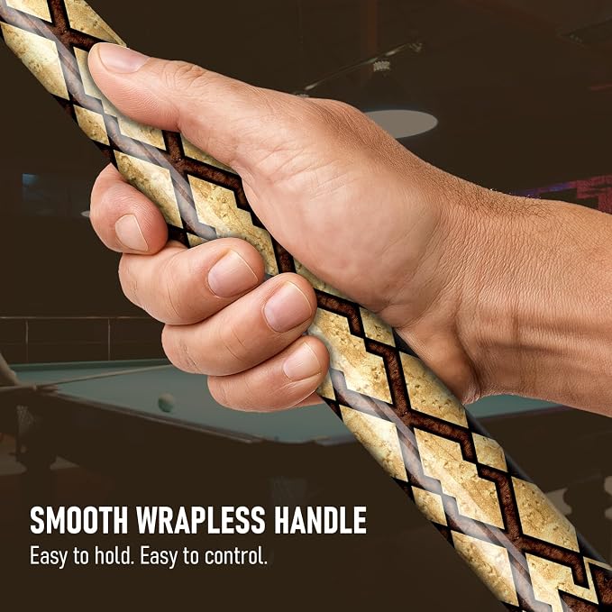 Series, Glass Fiber Pool Cue Stick, Uni-QR, 3/8-10, 5/16-18 Joint, Synthetic Leather Grip, 29" Glassfiber Shaft, 7-Layer Microfiber Tip